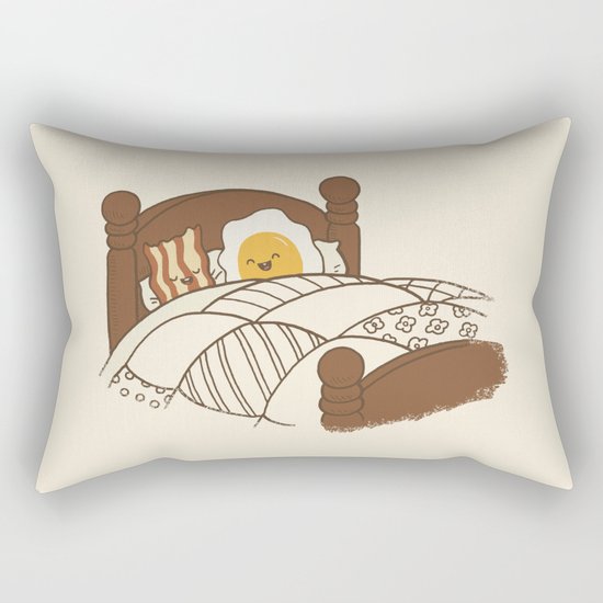 Breakfast In Bed Rectangular Pillow