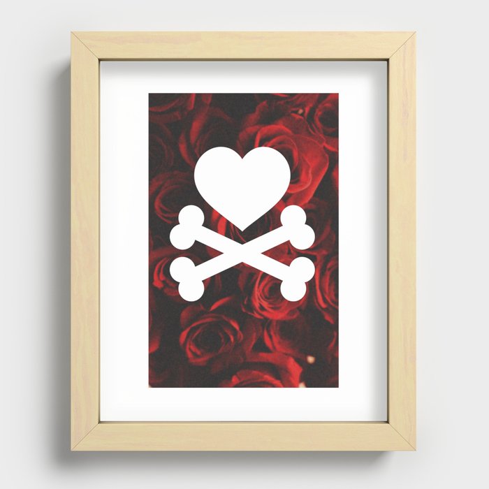 Love is Poison Recessed Framed Print
