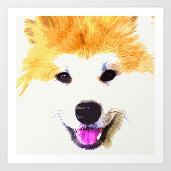 AKITA Art Print