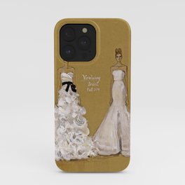 Vera Wang Bridal Illustration iPhone Case