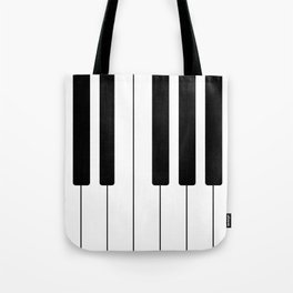 Piano Keys Music Tote Bag
