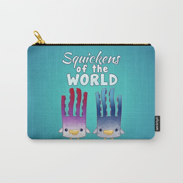Squickens of the World Carry-All Pouch