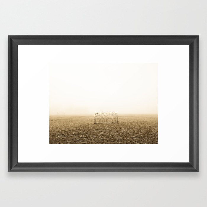 Soccer Field Framed Art Print