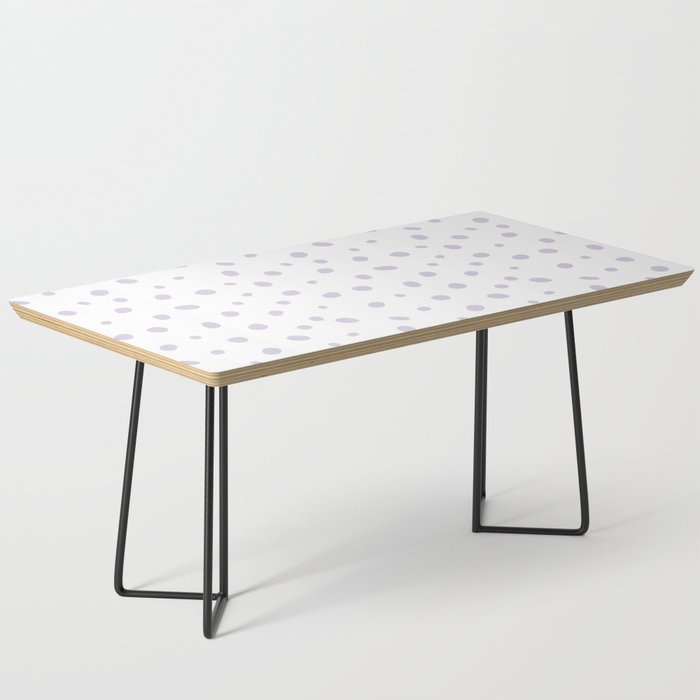 Hand-Drawn Dots – Lavender Coffee Table