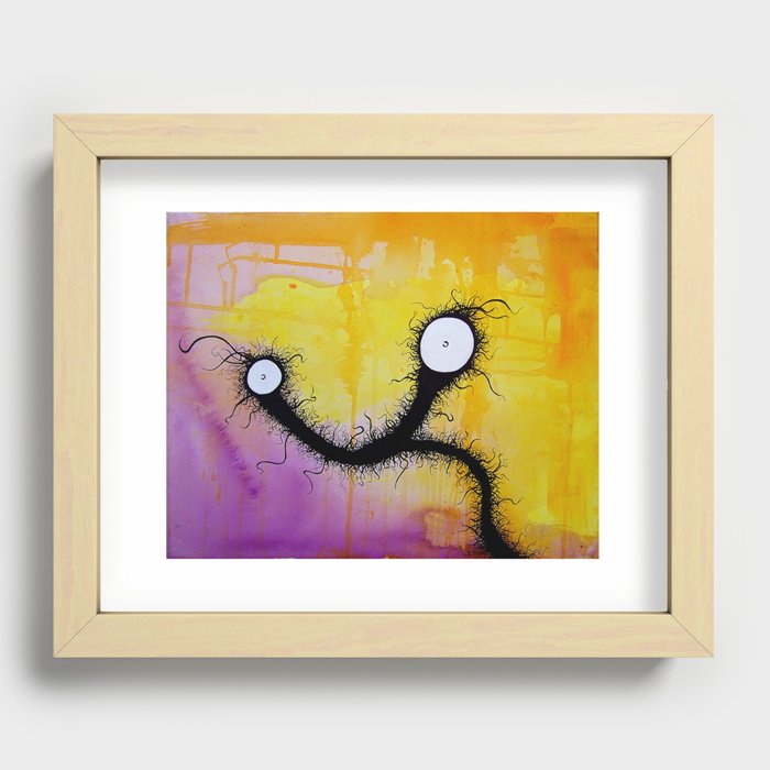 The Creatures From The Drain painting 10 Recessed Framed Print