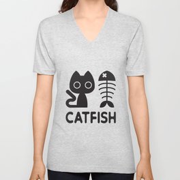 CATFISH V Neck T Shirt