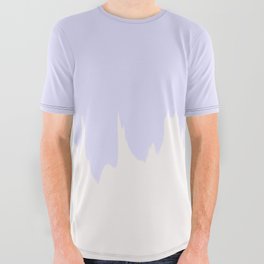 Lavender Smear All Over Graphic Tee
