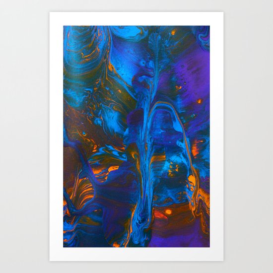 Gravity Painting 16 Art Print