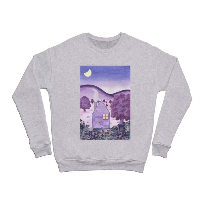 Purple Night Crewneck Sweatshirt