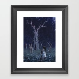What are you doing, Mommy? Framed Art Print