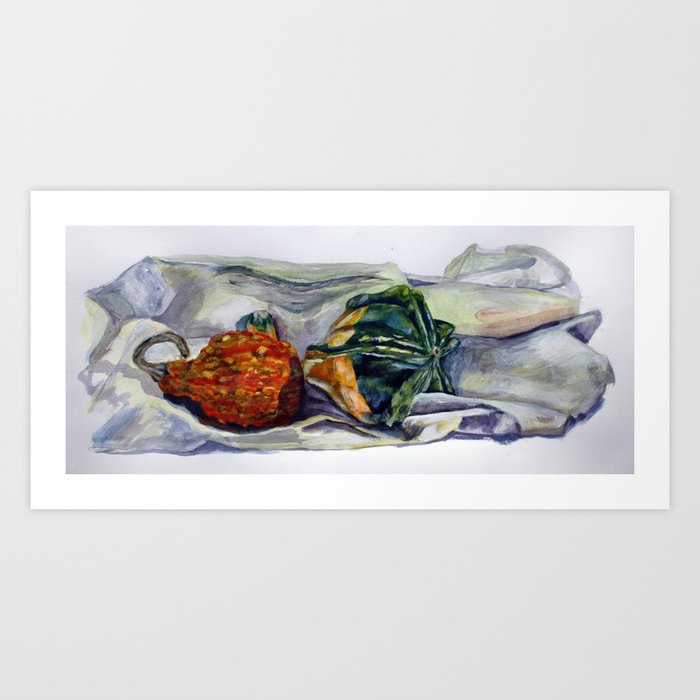 Fall Gourds Art Print