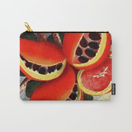 Vintage Painting of Red Fruited Kurrajong Carry-All Pouch