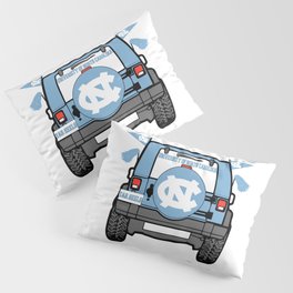 UNC Jeep Pillow Sham