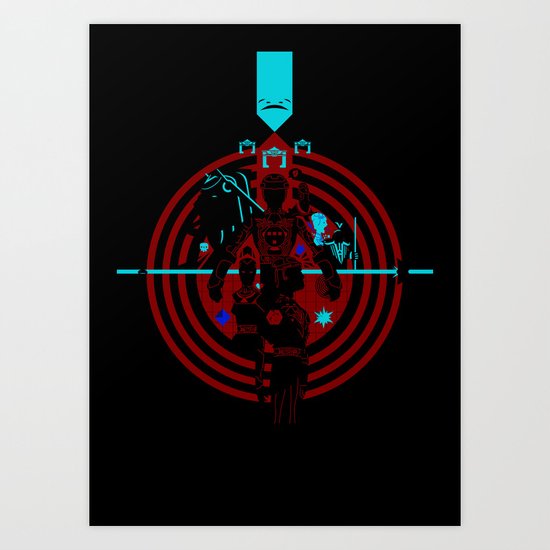 Tron Art Print