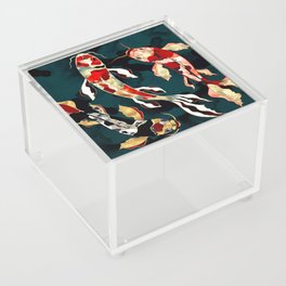 Metallic Koi Acrylic Box