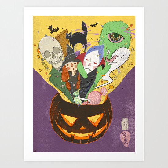 Halloween Art Print