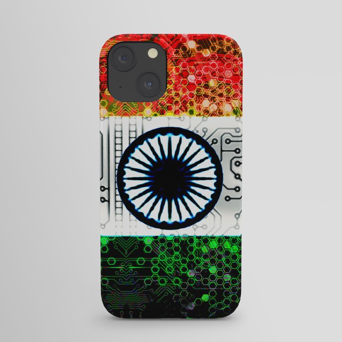 circuit board india (flag) iPhone Case
