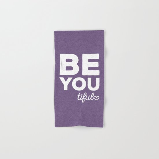 Be-You-Tiful Positive Quote Hand & Bath Towel