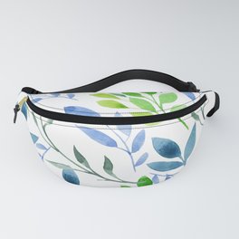 watercolor floral pattern Fanny Pack