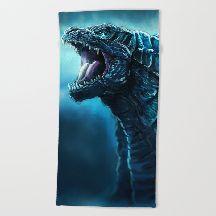 The King of Monsters - Godzilla Beach Towel
