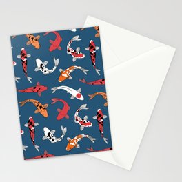 Koi Pond Stationery Card