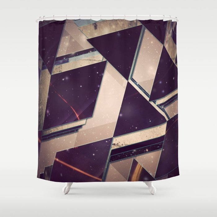 Aztec Abstract Triangle Pattern Shower Curtain