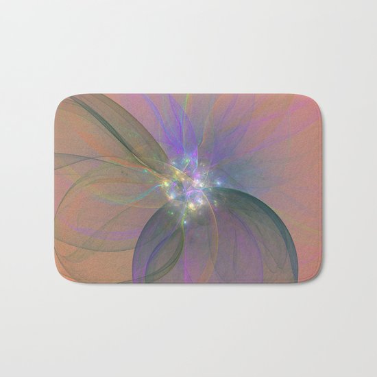 Fairy Blossom Fractal Bath Mat