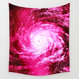 Pink Hurricane Wall Tapestry