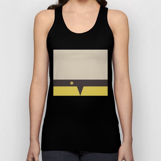 Harry Kim -Minimalist Star Trek Voyage VOY - Ensign Kim - Delta Quadrant - startrek Trektangles Unisex Tank Top