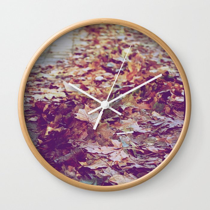 Autumn Path Wall Clock