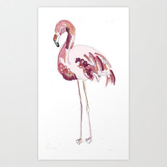 Flamingo Art Print