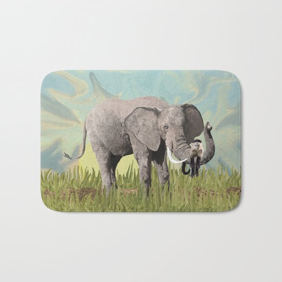 Monkeying Around the Trunk Bath Mat