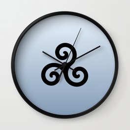 Triskele 6 -triskelion,triquètre,triscèle,spiral,celtic,Trisquelión,rotational Wall Clock