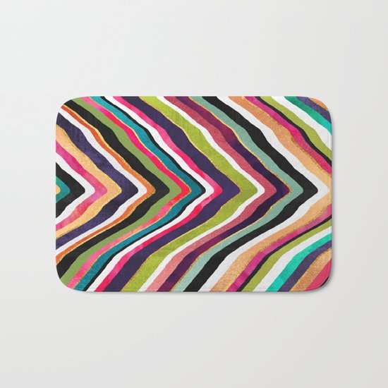 Color Slice Bath Mat