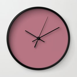 Portrait of a Peony II ~ Rouge Wall Clock