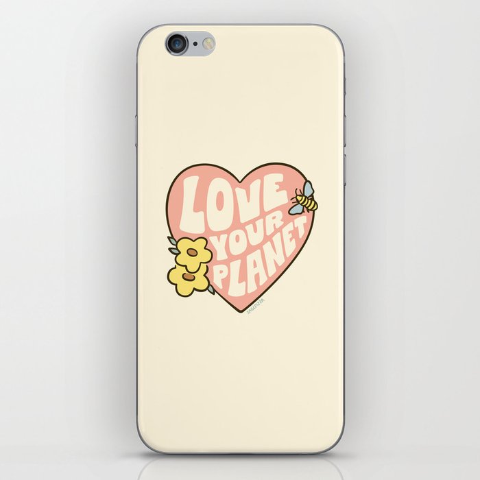 LOVE YOUR PLANET iPhone Skin