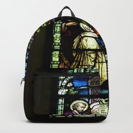 Beautiful Stained Glass Church Window Backpack | Glasswindow, Color, Maryland, Christianscene, Oldwindow, Windowart, Photoart, Digital, Wallart, Christianeschulze 