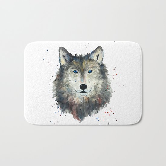 Wolf Bath Mat
