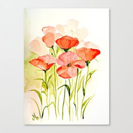 poppies Canvas Print