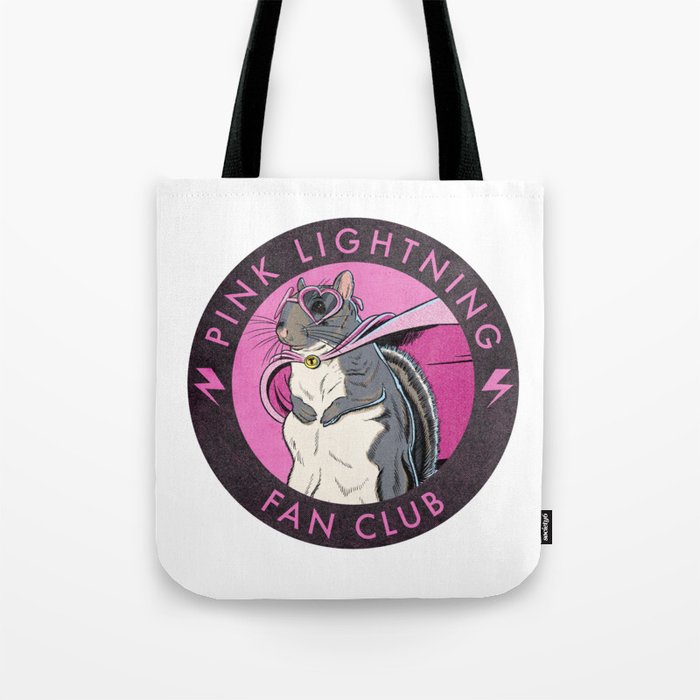 Little Thumbelina Girl: Pink Lightning Fan Club Tote Bag