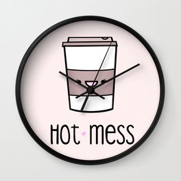 Hot Mess Wall Clock