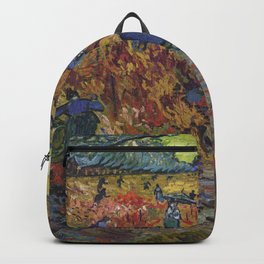 Red Vineyard at Arles , Vincent van Gogh Backpack