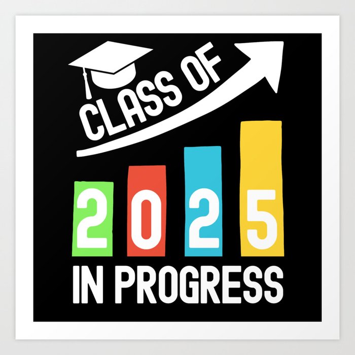 Back To School Senior Class Of 2025 Art Print by OnPointDesign Society6