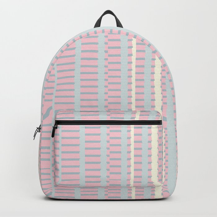 Stripes meet Stripes Composition Artwork 01 Color 01 Backpack