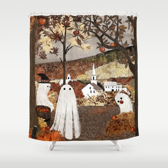 Apple Orchard Shower Curtain