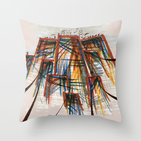 The City pt. 5 Throw Pillow