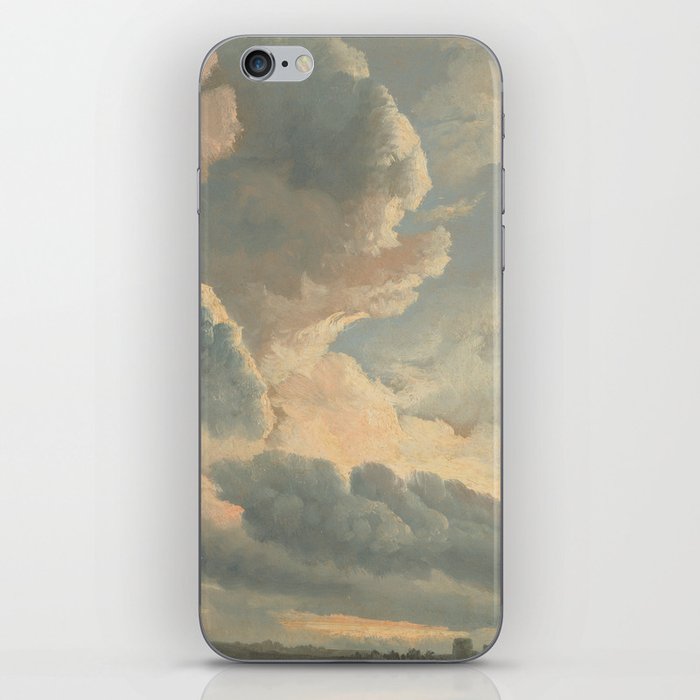 Study of Clouds with a Sunset near Rome, 1786 iPhone Skin