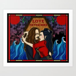 Love Never Dies Art Print