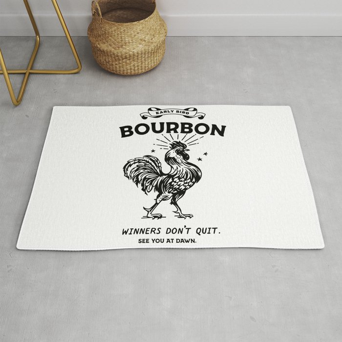 Early Bird Bourbon: Winners Don't Quit Rug