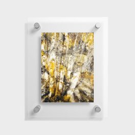Aspens abstract Floating Acrylic Print